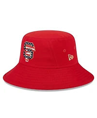 Men's New Era Red San Francisco Giants 2023 Fourth of July Bucket Hat