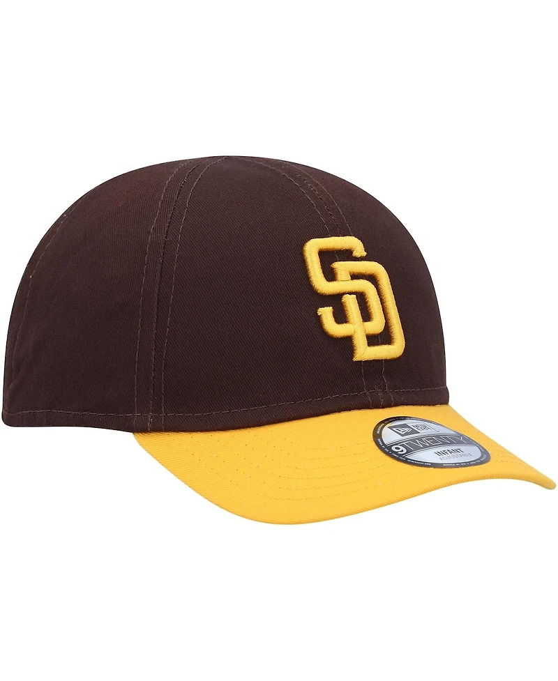 Infant Boys and Girls New Era Brown San Diego Padres Team Color My First 9TWENTY Flex Hat