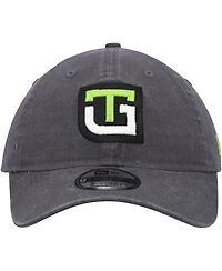 Men's New Era Graphite Ty Gibbs Enzyme Washed 9TWENTY Adjustable Hat