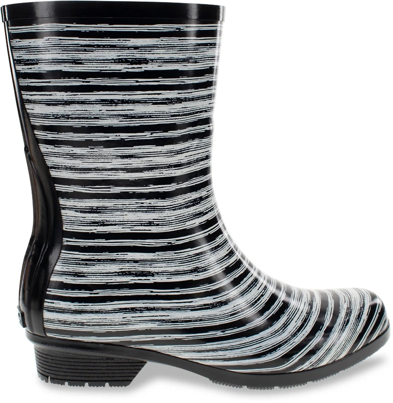 Women's Polished Mid Rain Boot