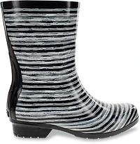 Women's Polished Mid Rain Boot