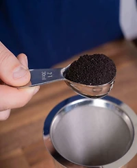 London Si[ 2 Tablespoon Capacity Stainless Steel Coffee Spoon