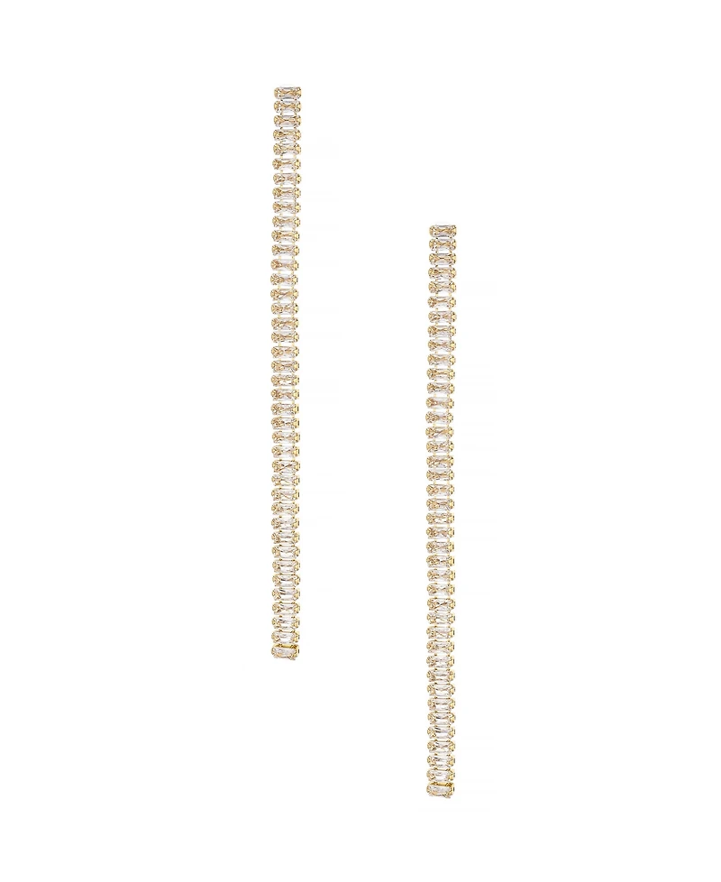 Ettika Singular 18K Gold Plated Drop Earrings