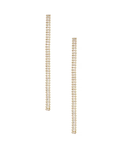 Ettika Singular 18K Gold Plated Drop Earrings