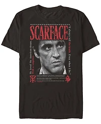 Fifth Sun Men's Scarface Stare Down Short Sleeves T-shirt