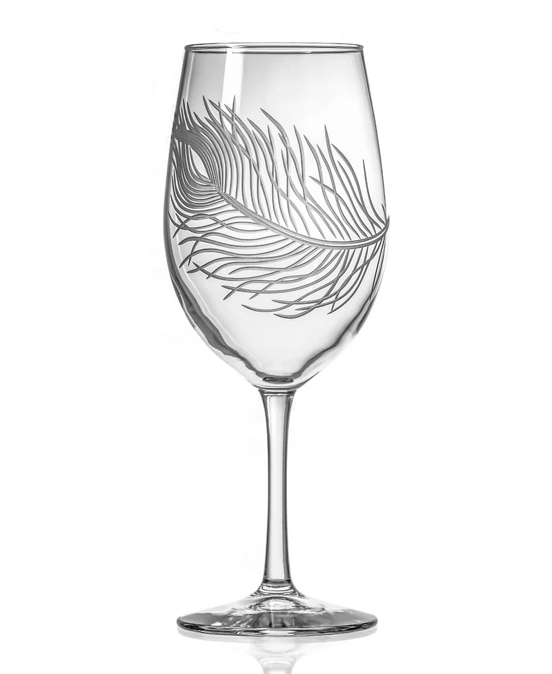 Rolf Glass Peacock All Purpose Wine Glass 18oz
