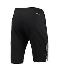 Men's adidas Black Sporting Kansas City 2023 On-Field Training Aeroready Half Pants