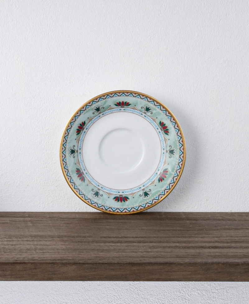 Noritake Serene Garden 4 Piece Saucers Set, 6", Service for 4