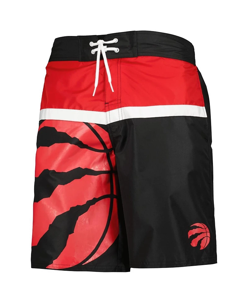 Men's G-iii Sports by Carl Banks Black Toronto Raptors Sea Wind Swim Trunks