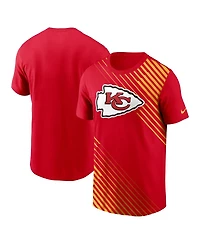 Men's Nike Red Kansas City Chiefs Yard Line Fashion Asbury T-shirt