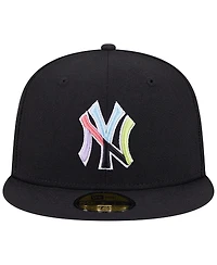 Men's New Era Black New York Yankees Multi-Color Pack 59FIFTY Fitted Hat