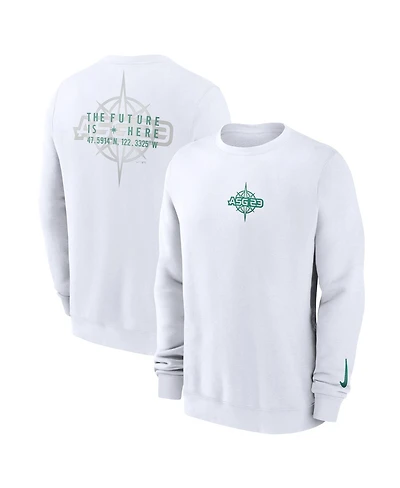 Men's Nike White 2023 Mlb All-Star Game Fleece Pullover Sweatshirt