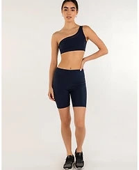 Rebody Active Women's On Duty Mesh One Shoulder Bra