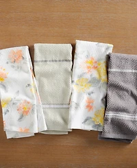 Martha Stewart Amber Floral Kitchen Towel Set 2-Pack, 16" x 28"