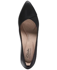 Clarks Women's Kataleyna Rose Mixed-Media Comfort Pumps