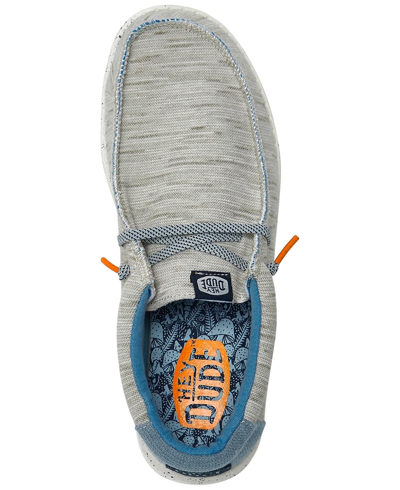 Hey Dude Big Kids Wally Jersey Casual Moccasin Sneakers from Finish Line