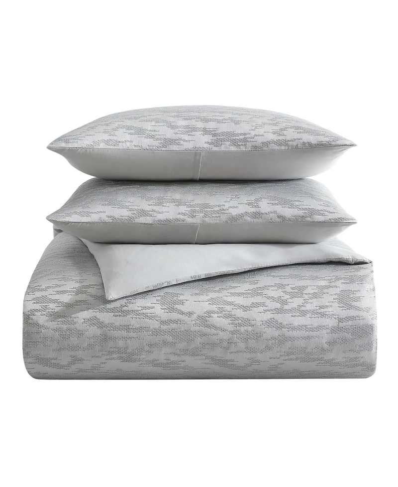 Vera Wang Illusion 3 Piece Duvet Cover Set, King