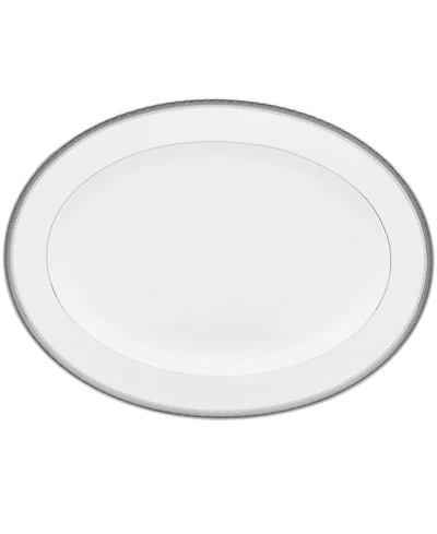 Noritake Charlotta Platinum Oval Platter, 16"