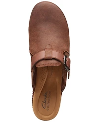 Clarks Women's Paizlee Nora Slip-On Buckled Platform Clogs