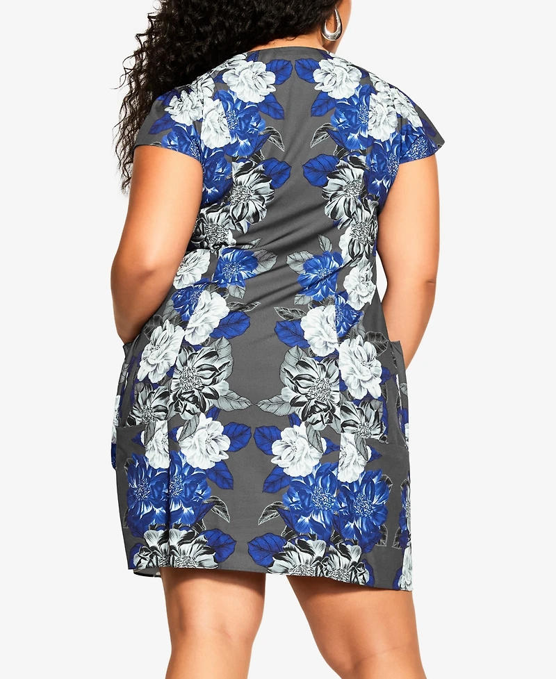 City Chic Women's Epic Floral Tunic