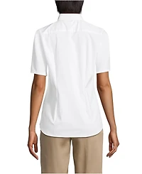 Lands' End Women's No Gape Short Sleeve Stretch Shirt