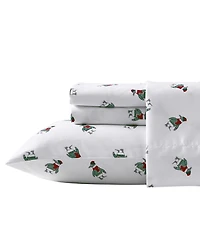Closeout! Nautica Printed Flannel 4-Pc. Sheet Set