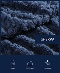 Nautica Declan Sherpa Throw, 60" x 50"
