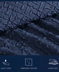 Nautica Point Harbor Embossed Duvet Cover Sets