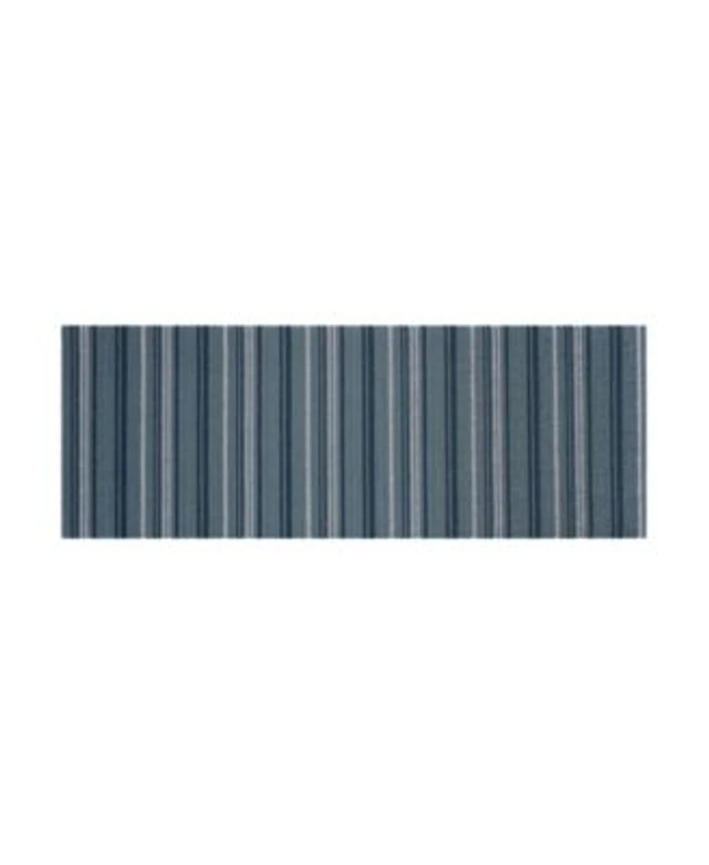 Nautica Polyvinyl Chloride Loop Utility Indoor Or Outdoor Striped Mats