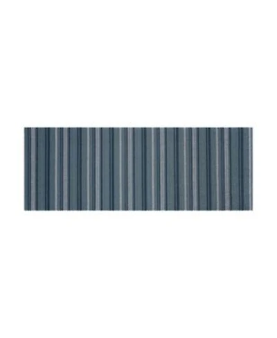 Nautica Polyvinyl Chloride Loop Utility Indoor Or Outdoor Striped Mats