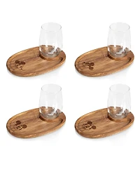 Disney's Mickey Mouse Wine Appetizer Plate Set of 4