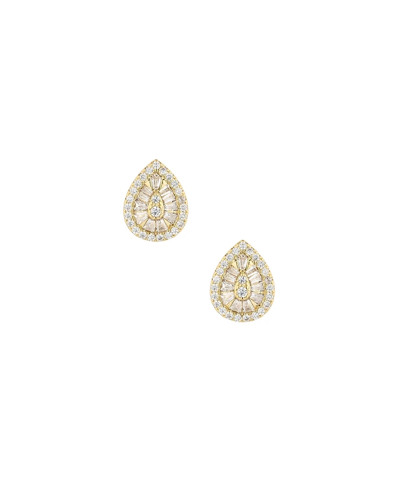 Ettika Sparklette 18K Gold Plated Stud Earrings