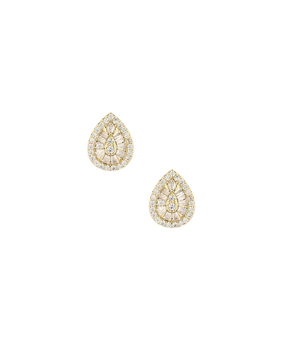 Ettika Sparklette 18K Gold Plated Stud Earrings