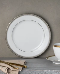 Noritake Charlotta Platinum 4 Piece 8.25" Salad Plates Set, Service for 4