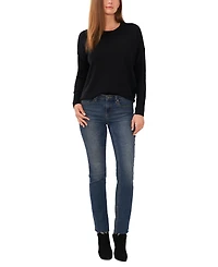 Vince Camuto Women's Cozy Crewneck Long-Sleeve Extend-Shoulder Sweater