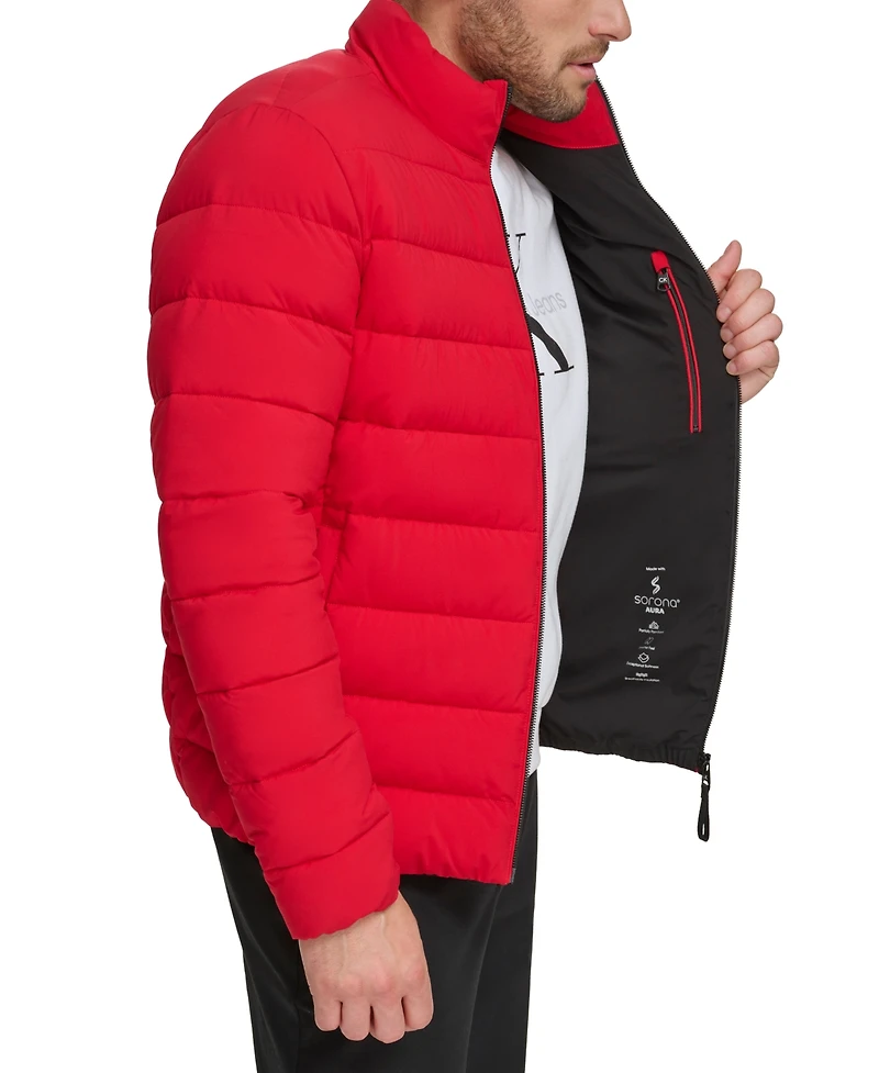 Calvin Klein Men's Quilted Infinite Stretch Water-Resistant Puffer Jacket