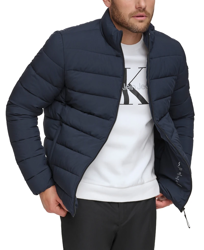 Calvin Klein Men's Quilted Infinite Stretch Water-Resistant Puffer Jacket