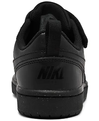 Nike Little Kids Court Borough Low Recraft Adjustable Strap Casual Sneakers From Finish Line