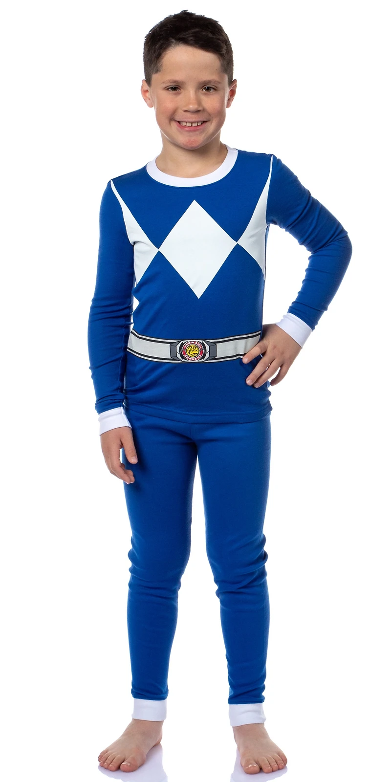 Power Rangers Kids Character 2-Piece Tight-Fit Uniform Sleep Pajama Set