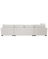 Nightford 146" 3-Pc. Fabric Double Chaise Sectional, Created for Macy's
