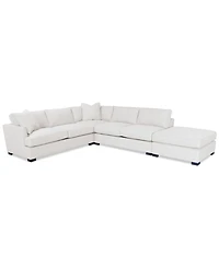 Nightford 143" 4-Pc. Fabric L Sectional, Created for Macy's