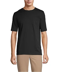 Lands' End Men's Super-t Short Sleeve T-Shirt with Pocket