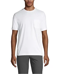 Lands' End Men's Super-t Short Sleeve T-Shirt with Pocket