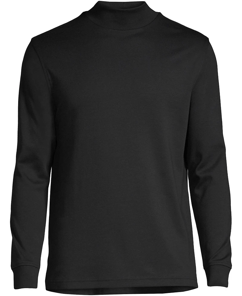 Lands' End Men's Cotton Supima Mock Turtleneck