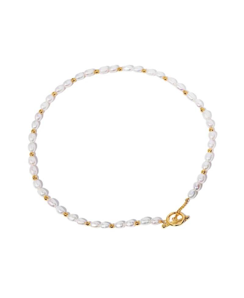 Women's Freshwater Pearl Bead Choker Necklace