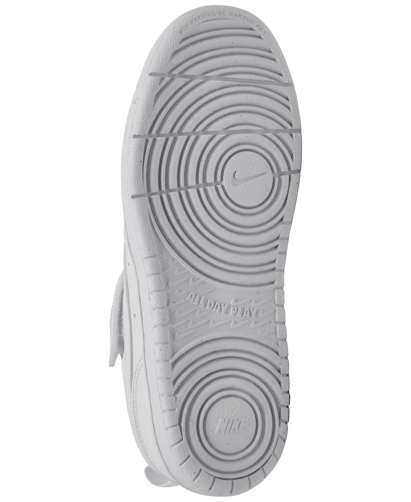 Nike Little Kids Court Borough Low Recraft Adjustable Strap Casual Sneakers From Finish Line