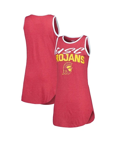 Women's Concepts Sport Cardinal Usc Trojans Tank Nightshirt