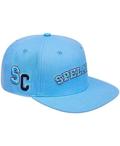 Men's Pro Standard Light Blue Spelman College Jaguars Evergreen Spelman Snapback Hat
