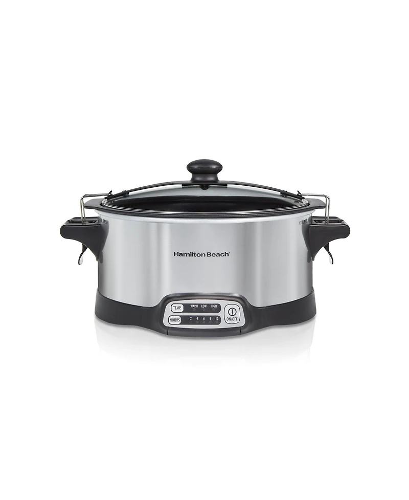 Hamilton Beach Stay or Go Stovetop Sear & Cook 6 Quart Slow Cooker - 33663