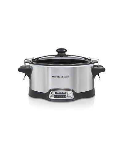 Hamilton Beach Stay or Go Stovetop Sear & Cook 6 Quart Slow Cooker - 33663